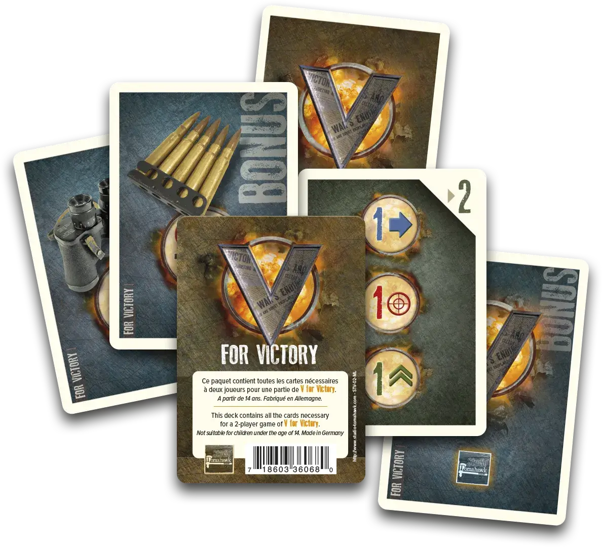 Cartes "V for Victory"